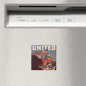 WWII Vintage Poster Magnet (Insitu (Vaatwasser))