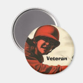 WWII Vintage Poster Magnet (Voorkant / Achterkant)