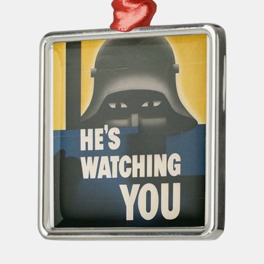 WWII Vintage Poster Ornament (Links)
