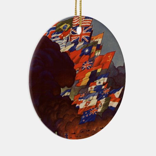 WWII Vintage Poster Ornament (Rechts)