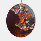 WWII Vintage Poster Ornament (Links)