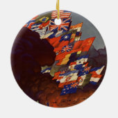 WWII Vintage Poster Ornament (Achterkant)