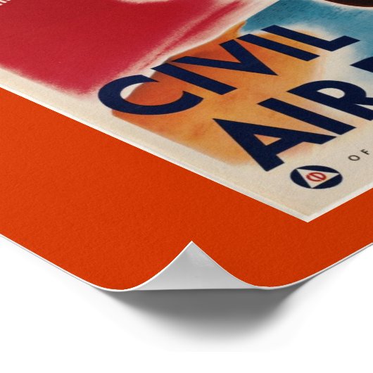 WWII Vintage Poster Poster (Hoek)