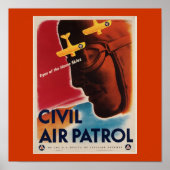 WWII Vintage Poster Poster (Voorkant)