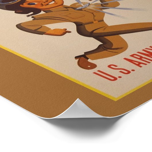 WWII Vintage Poster Poster (Hoek)