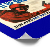 WWII Vintage Poster Poster (Hoek)