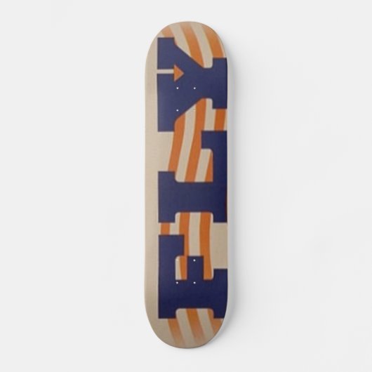 WWII Vintage Poster Skateboard (Voorkant)