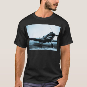 WWII Vliegende trekkers, bochten P-40 Vuurvliegtui T-shirt