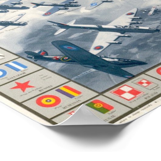 WWII-Vliegtuig Identificatie van het teken Poster (Hoek)