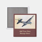 WWII-Vliegtuig Magneet (Voorkant / Achterkant)