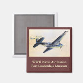 WWII-Vliegtuig Magneet (Voorkant / Achterkant)