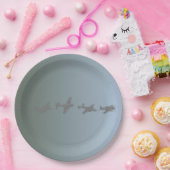 WWII-Vliegtuig Papieren Bordje (Feest)