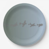 WWII-Vliegtuig Papieren Bordje (Voorkant)