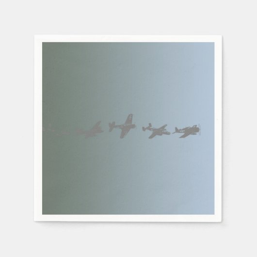 WWII-Vliegtuig Servetten (Voorkant)