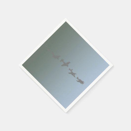 WWII-Vliegtuig Servetten (Hoek)