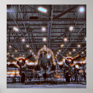 WWII VOORTZETTING LUCHTVAARTWAR POSTER