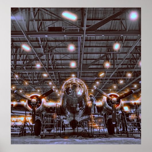 WWII VOORTZETTING LUCHTVAARTWAR POSTER (Voorkant)