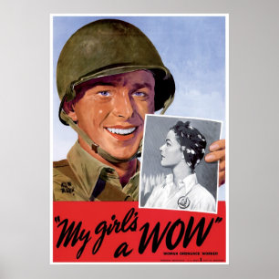 WWII Vrouwen en werknemers Poster