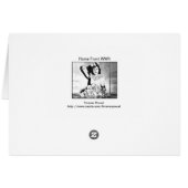 WWII-vrouwen - Homefront/Wenskaart van oorlogsinsp (Achterkant Horizontaal)