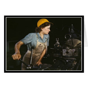 WWII-vrouwen - Homefront/Wenskaart van oorlogsinsp