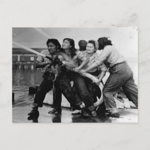 WWII Vrouwen op de Homefront/Oorlog Briefkaart