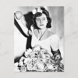 WWII Vrouwen op de Homefront/Oorlog Briefkaart