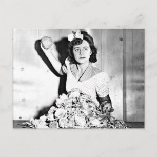 WWII Vrouwen op de Homefront/Oorlog Briefkaart