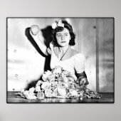 WWII Vrouwen op de Homefront/Oorlog Poster (Voorkant)