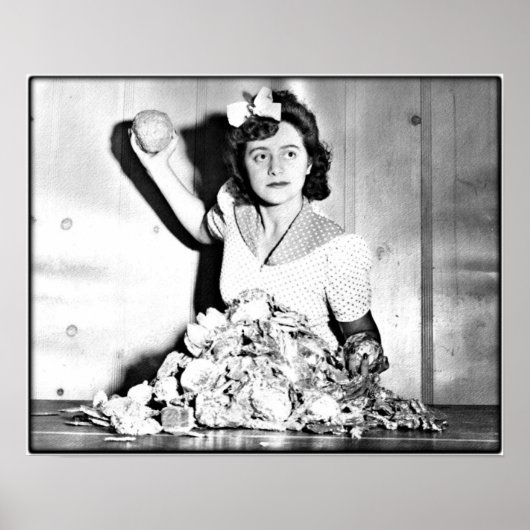 WWII Vrouwen op de Homefront/Oorlog Poster (Voorkant)