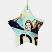 WWII Wasp Piloot Ornament (Rechts)