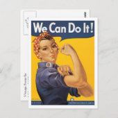 WWII "We kunnen het!" Briefkaart (Voorkant / Achterkant)
