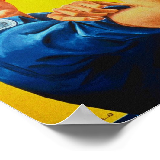 WWII we kunnen het doen met het riveter Poster (Hoek)