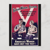 Wwii Women Briefkaart (Voorkant)