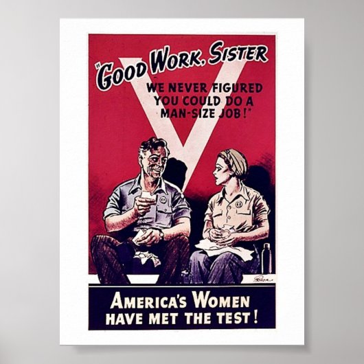 Wwii Women Poster (Voorkant)