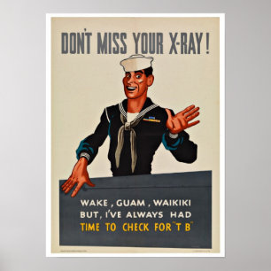 WWII X-Ray - patriottisme Poster