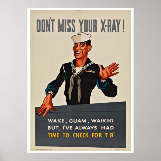 WWII X-Ray -  patriottisme Poster (Voorkant)