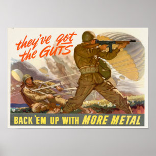 WWII ze hebben de gasten Poster