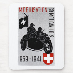 WWII Zwitserse Recon-motor Muismat