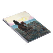 Wwish can come True Girl & Horse Spiral notebook Notitieboek (Rechterzijde)