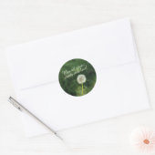 Wwish Komon True Dandelion Ronde Sticker (Envelop)