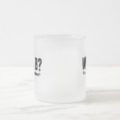 WWJB? Wat zou Jezus Brew doen? Matglas Koffiemok (Center)