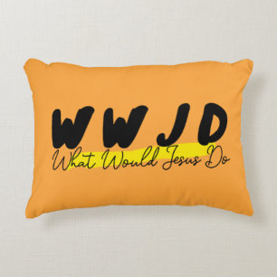 WWJD Accent Kussen – “Wat Zou Jezus Doen”