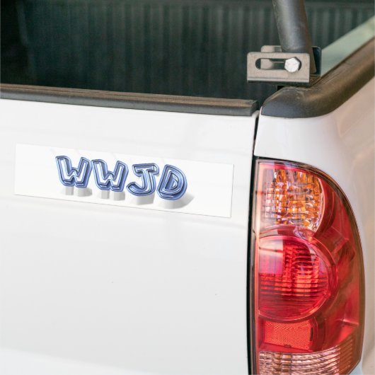 wwjd bumpersticker (Op Truck)