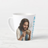 WWJD Coffee Vibes, Everyday Jezus, Latte Liefde Mok (Linkerhoek)