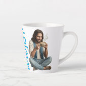 WWJD Coffee Vibes, Everyday Jezus, Latte Liefde Mok (Rechts)