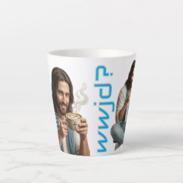 WWJD Coffee Vibes, Everyday Jezus, Latte Liefde Mok