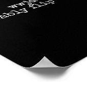 Wwjd Probably Flip Tables Christian Humor Quote Poster (Hoek)