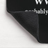 Wwjd Probably Flip Tables Funny Christian Humor  Muismat (Hoek)