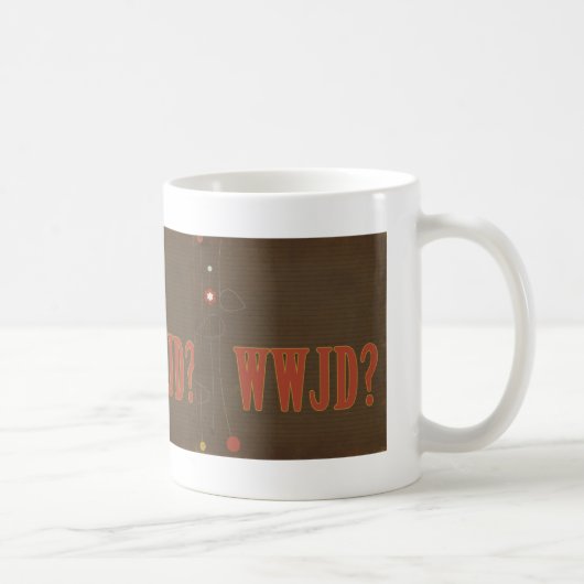 WWJD roesttekst Koffiemok (Rechts)