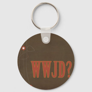 WWJD roesttekst Sleutelhanger